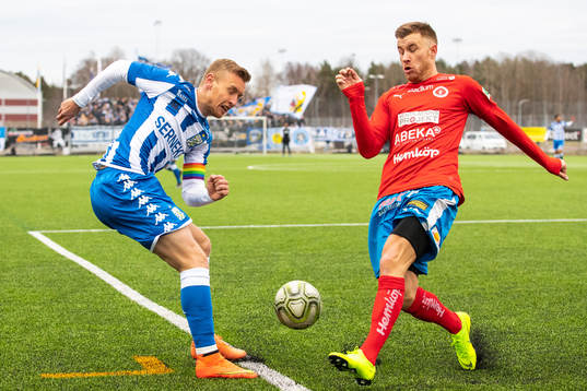 IFK Göteborgs Sebastian Ohlsson och Nyköpings Oscar