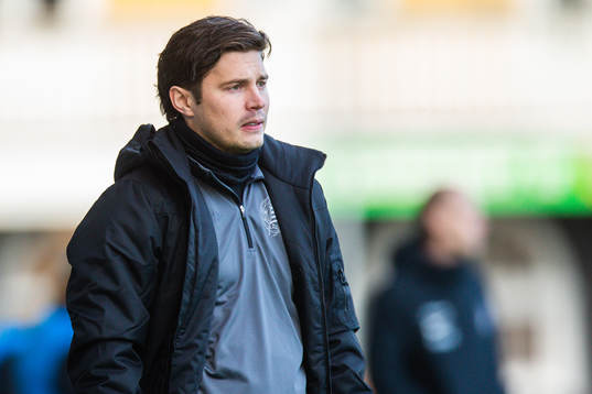 Hammarbys tränare Isak Dahlin