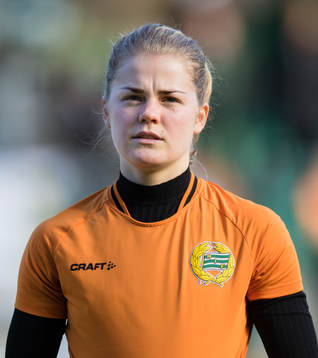 Hammarbys målvakt Britta Gynning