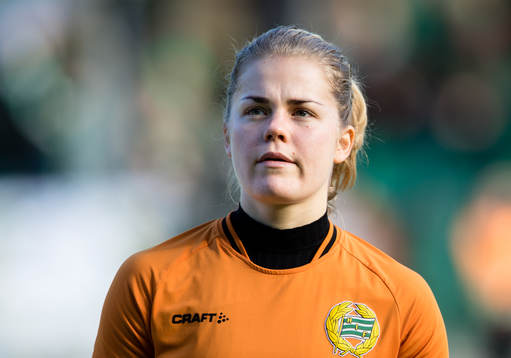 Hammarbys målvakt Britta Gynning