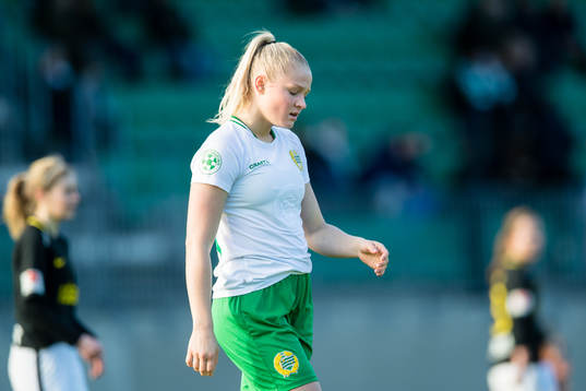 Hammarbys Klara Folkesson deppar