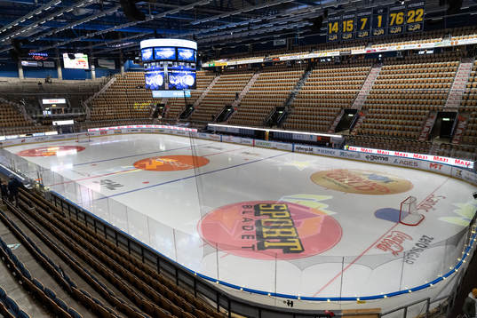 Interiör Kinnarps arena