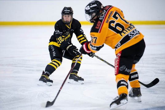 s Lisa Johansson och Luleås Linn Peterson