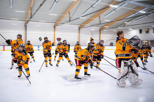 Luleås spelare jublar