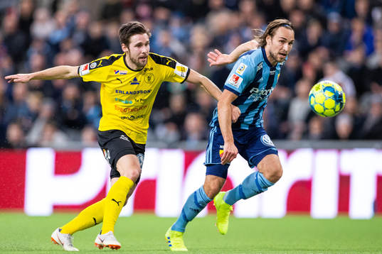 Djurgårdens Kevin Walker och Frejs Daniel Sliper