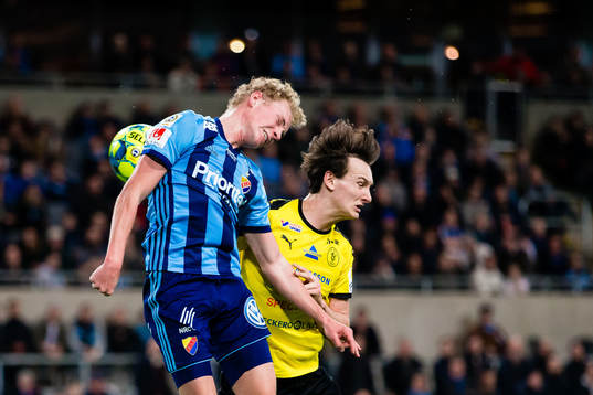 Djurgårdens Adam Bergmark Wiberg  och Frejs Hjalmar Ekdal