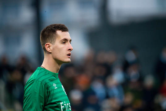 Degerfors målvakt Dario Miskic
