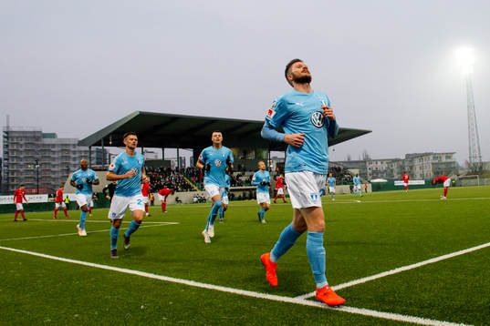 Malmö FFs Lasse Nielsen jublar