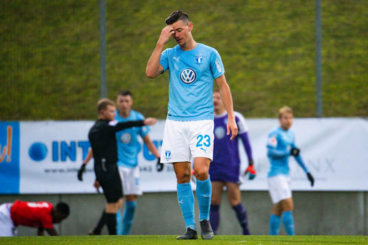 Malmö FFs Marcus Antonsson deppar