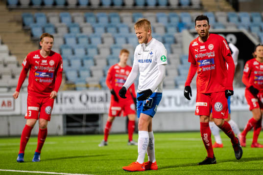 Norrköpings Kalle Holmberg deppar