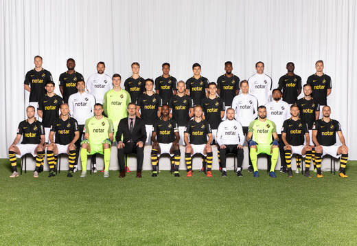 AIK poserar för en lagbild