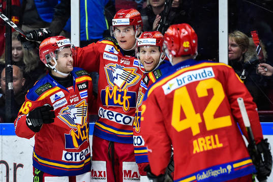 Malmö Redhawks Anton Öhman, Fredrik Händemark, Frederik