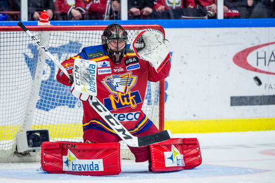 Malmö Redhawks målvakt Oscar Alsenfelt