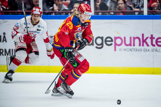 Malmö Redhawks Marcus Sylvegård mot Timrås Johannes
