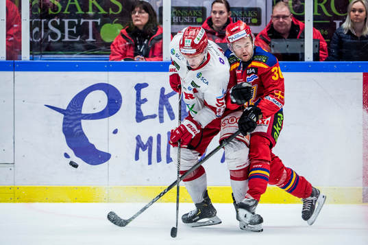 Timrås Vilmos Gallo mot Malmö Redhawks Anton Öhman