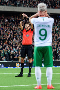 Hammarbys Sander Svendsen deppar
