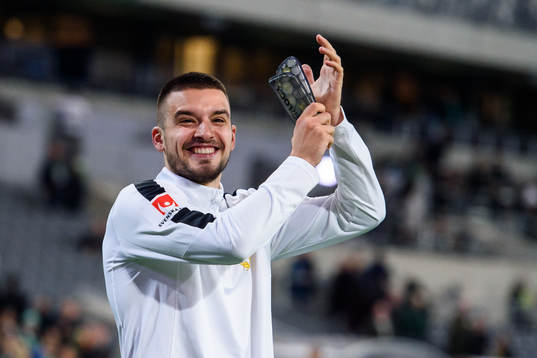 Hammarbys Vladimir Rodic jublar