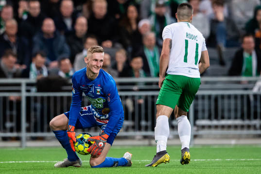 Varbergs målvakt Albin Svensson