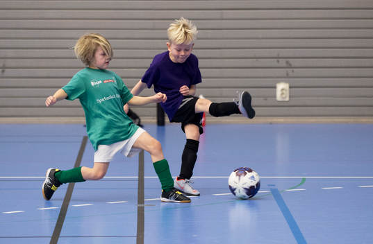 i matchen i IFK Hässleholms Sportlovscup mellan kommunens