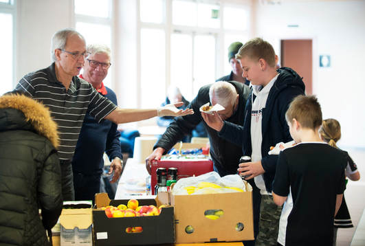 i matchen i IFK Hässleholms Sportlovscup mellan kommunens