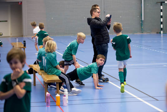 i matchen i IFK Hässleholms Sportlovscup mellan kommunens
