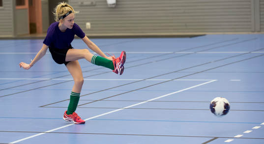 i matchen i IFK Hässleholms Sportlovscup mellan kommunens