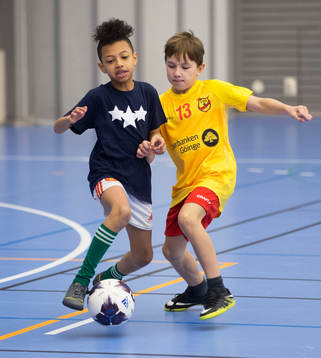 i matchen i IFK Hässleholms Sportlovscup mellan kommunens