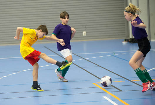 i matchen i IFK Hässleholms Sportlovscup mellan kommunens