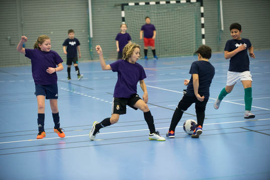 i matchen i IFK Hässleholms Sportlovscup mellan kommunens