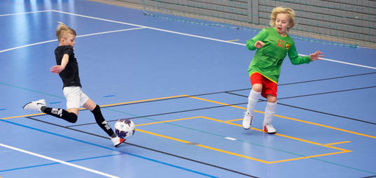 i matchen i IFK Hässleholms Sportlovscup mellan kommunens
