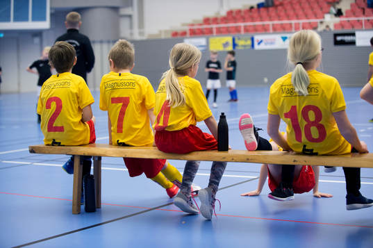 i matchen i IFK Hässleholms Sportlovscup mellan kommunens