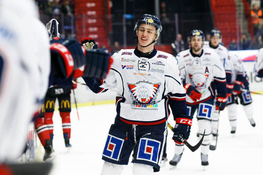 Linköpings Johan Södergran jublar