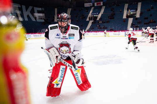 Malmö Redhawks målvakt Oscar Alsenfelt