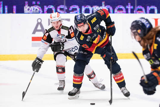 Malmö Redhawks Carl-Johan Lerby och Djurgårdens Niclas