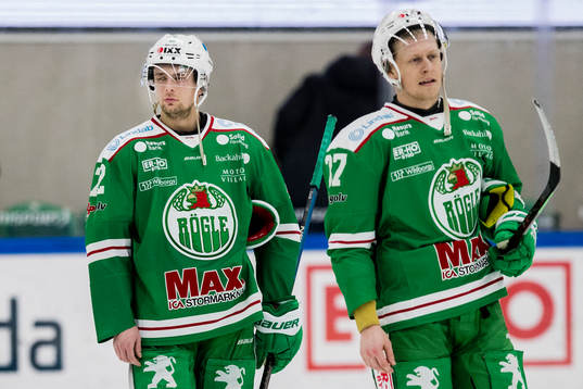 Rögles Daniel Zaar och Jesper Williamsson deppar