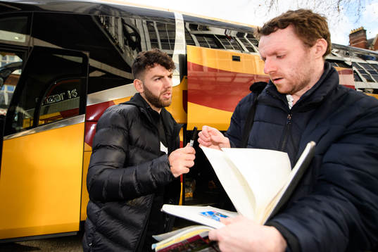 Erdal Rakip of Malmö FF arrives at the hotel