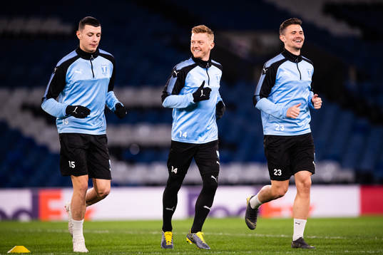 Anel Ahmedhodzic, Anders Christiansen and Marcus Antonsson