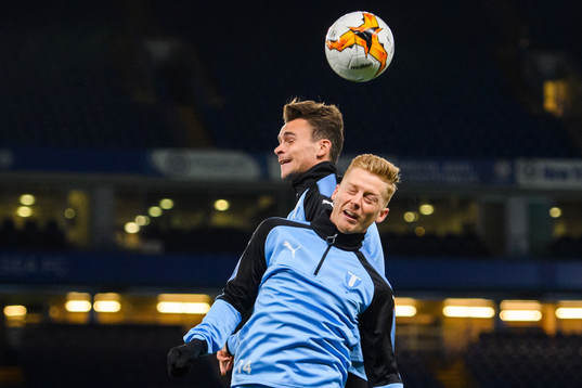 Andreas Vindheim and Anders Christiansen of Malmö FF