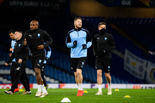 Fouad Bachirou, Lasse Nielsen and Markus Rosenberg of