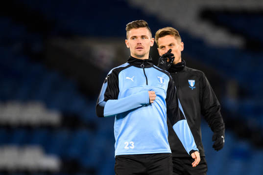 Marcus Antonsson and Markus Rosenberg of Malmö FF