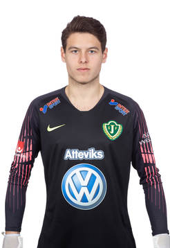 Jönköpings målvakt Oliver Ericsson Dorji