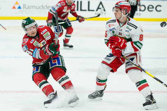 Frölundas Ryan Lasch och Moras Michael Haga