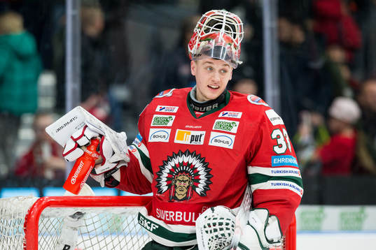 Frölundas målvakt Johan Mattsson