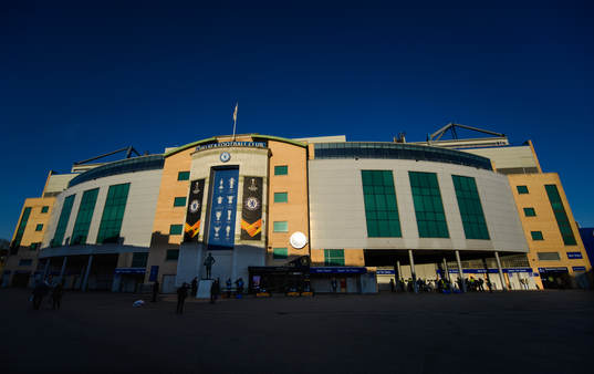 General view outside Stamford Bridge prior to the Europa