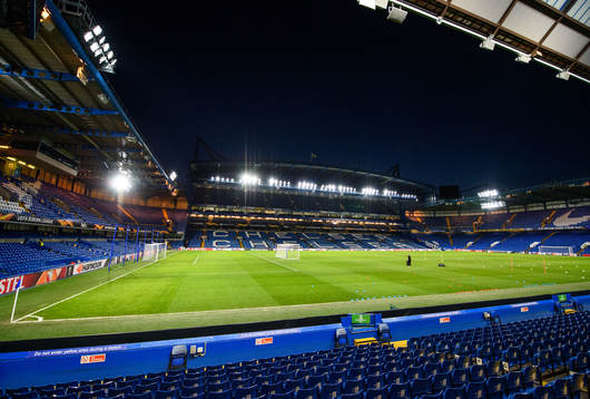 General view inside Stamford Bridge prior to the Europa