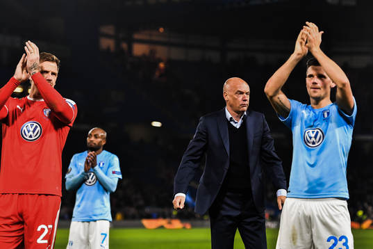goalkeeper Johan Dahlin, Marcus Antonsson and Uwe Rösler,