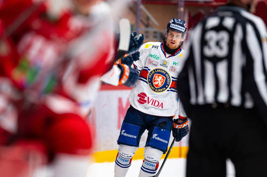 Växjös Brendan Shinnimin jublar