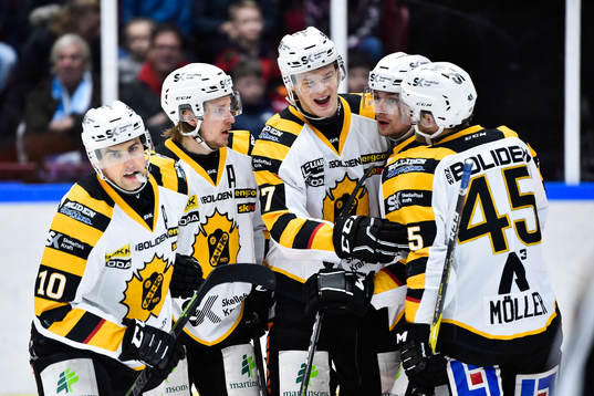 Skellefteås Joakim Lindström, Jonathan Pudas, Albin