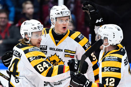 Skellefteås Jonathan Pudas, Albin Eriksson och Adam