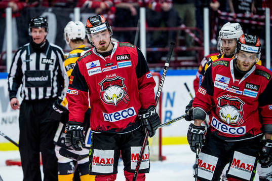 Malmö Redhawks Marcus Björk deppar